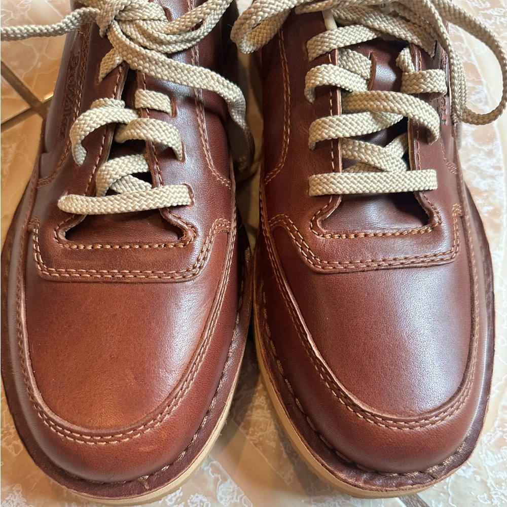 NWOT Rockport Brown and Cream Leather 9000 Prowalkers - Picture 4 of 15